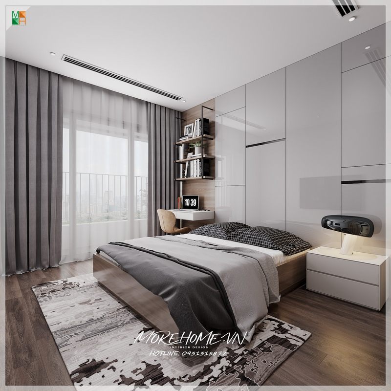 Chiêm ngưỡng mẫu thiết kế phòng ngủ con có bàn học hiện đại đẹp cho chung cư, nhà phố, biệt thự.